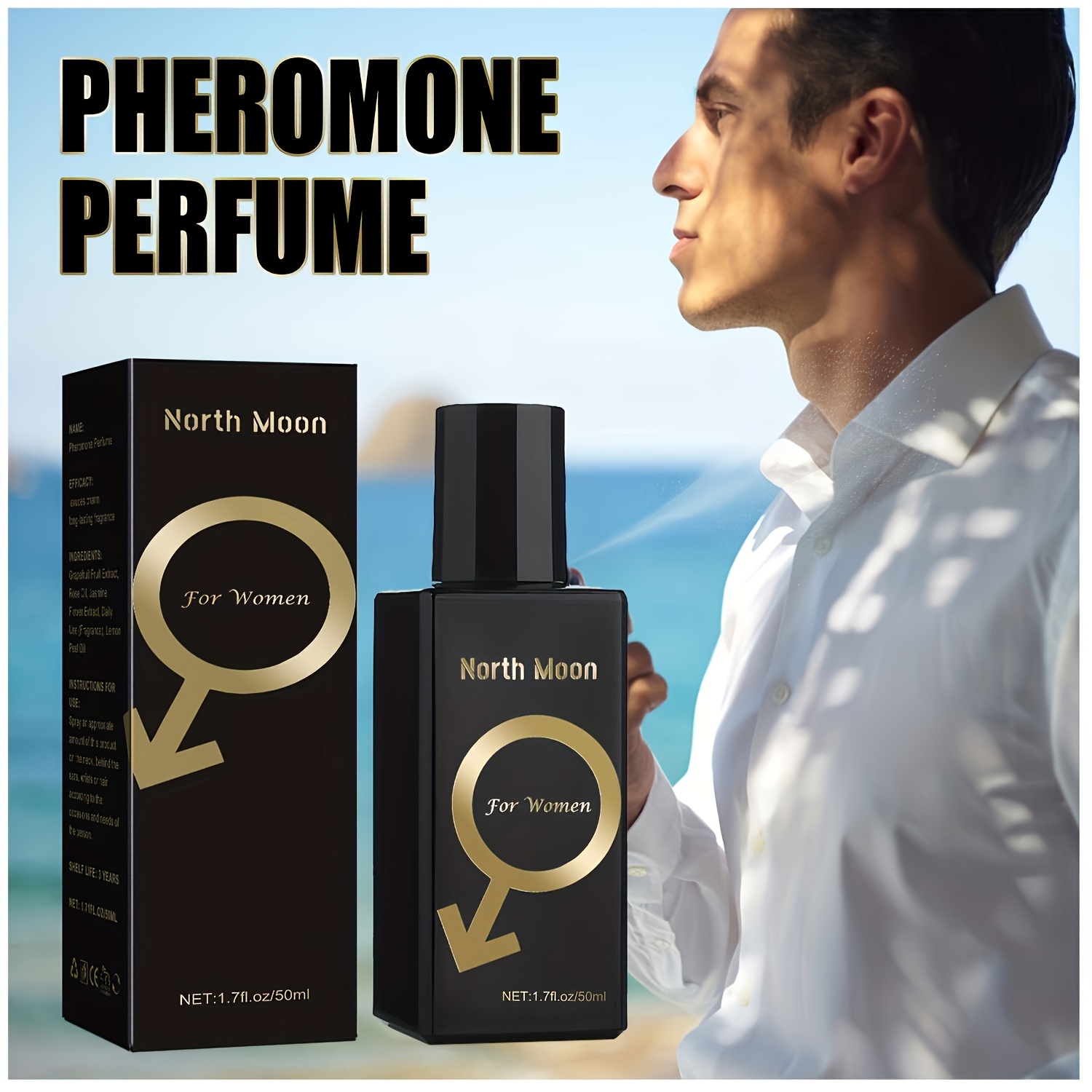 Perfume Para Hombre Con Feromonas De Atraer Mujeres Fragancia Colonia  Masculino
