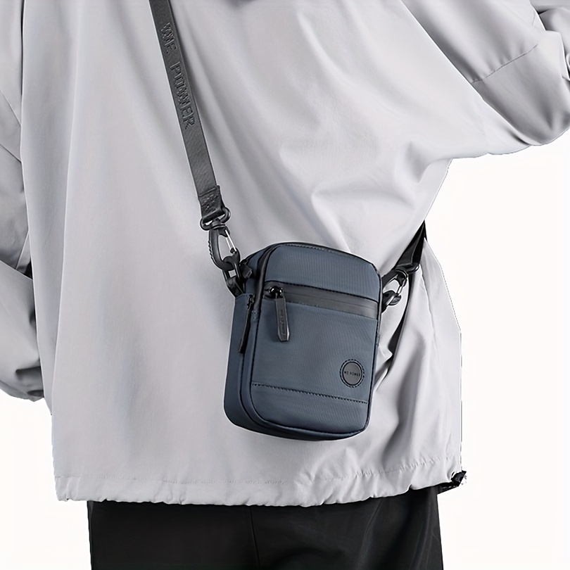 Men's Leather Crossbody Bag, Mini Man Purse Small Side Bag For Men, Mini  Messenger Bag Shoulder Bag For Phone For Passport - Temu Spain
