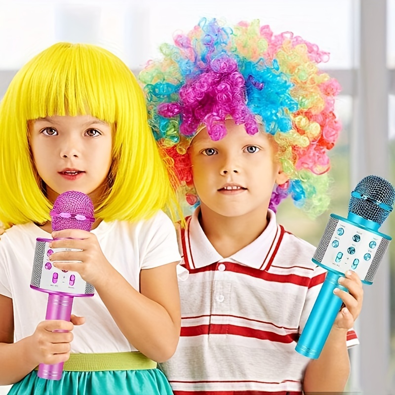 Kinder Spielzeug Wireless BT Mikrofon Mikrofon, Kinder Karaoke Mikrofon  Handheld KTV Portable Wireless BT Mikrofon, Geburtstagsgeschenke Für Jungen  Und Mädchen - Temu Austria