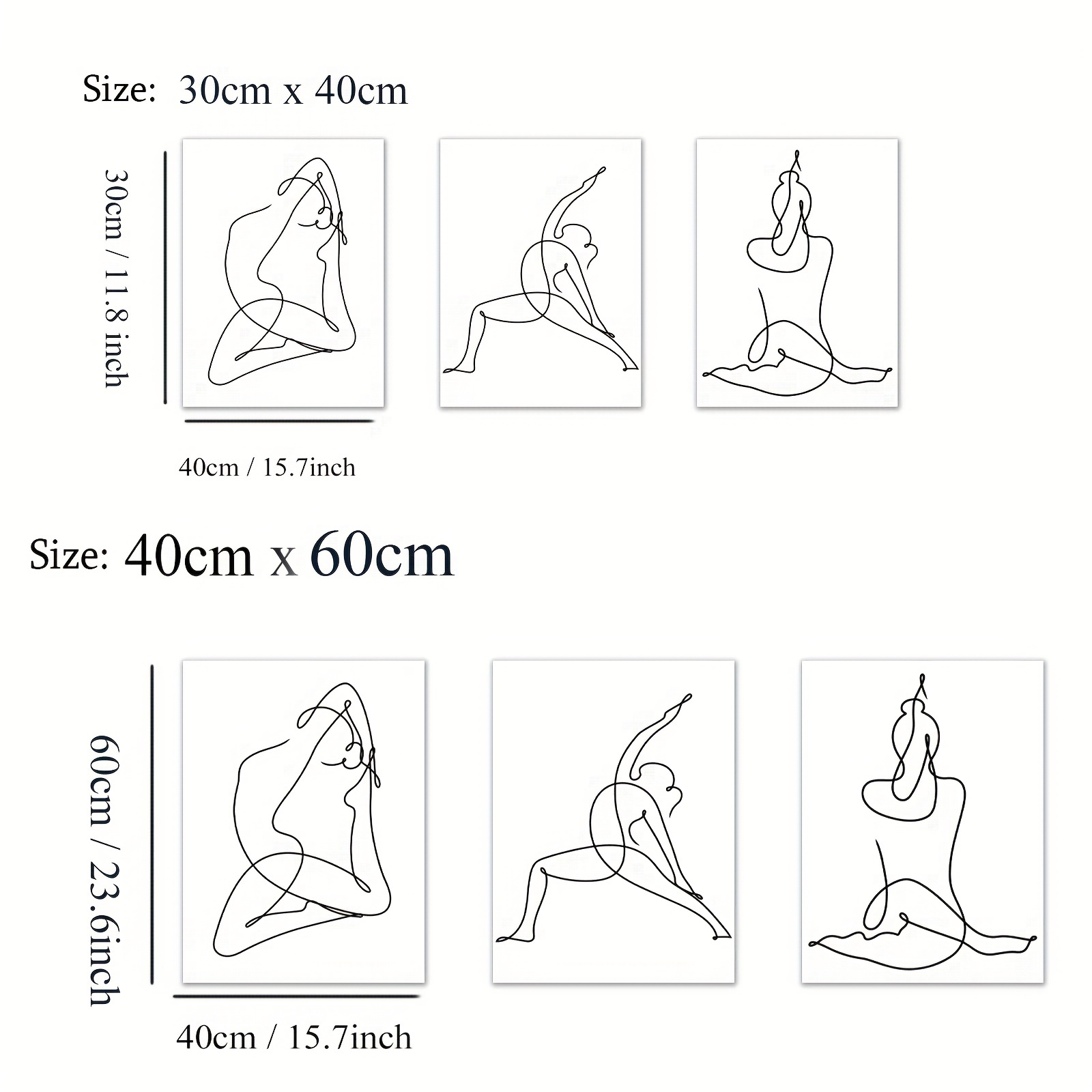 Inversions Yoga Chart Pose Poster and Prints Gym Wall Art Modern Canvas  Painting Aesthetic for Living Room Decor Pictures 50x70cmx1 No Frame :  : Sports & Outdoors