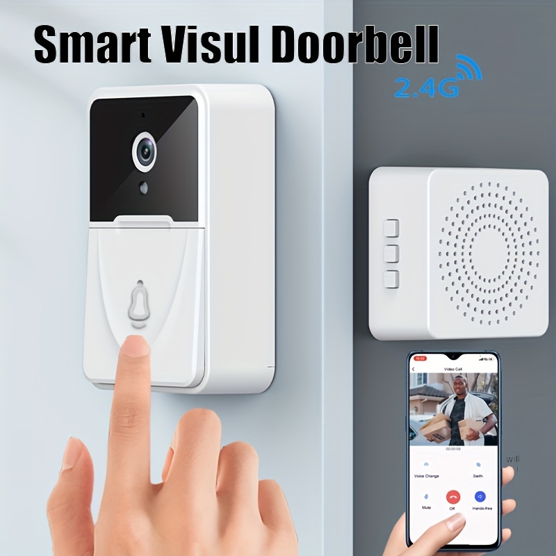 Smart Doorbell with Wireless Wifi Visual APP & HD Night Vision