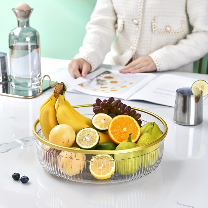 Plastic Divided Serving Tray with Lids, Snack Fruit Trayfood