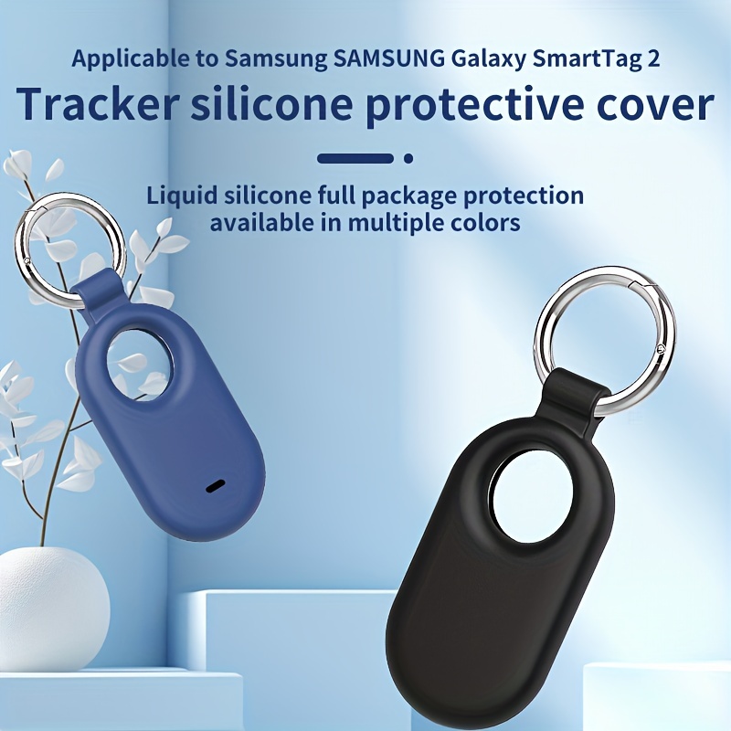 Seltureone Étui En Silicone Compatible Avec Samsung Galaxy SmartTag 2 Avec  Porte-clés, Housse De Protection Souple Légère Et Anti-rayures Pour Galaxy