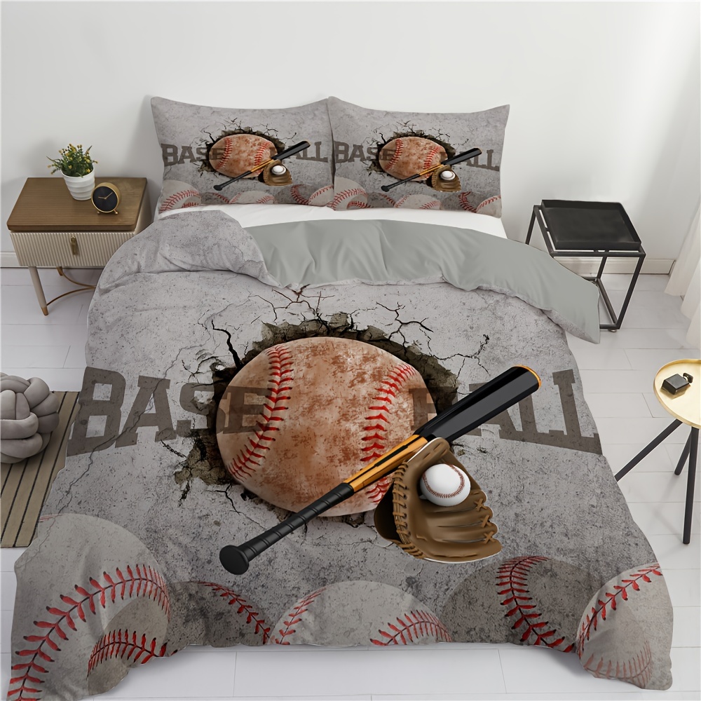 boys baseball bedding