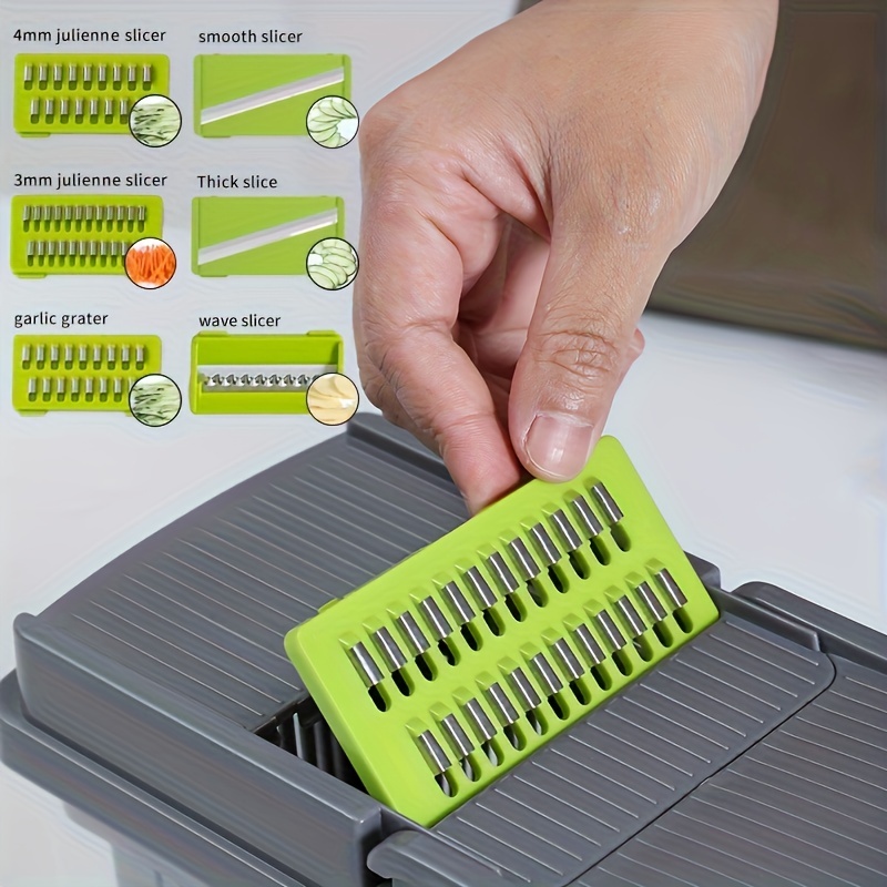 Multi-Function Kitchen Dicing and Slicing Slicer Shredder Set 15 pcs