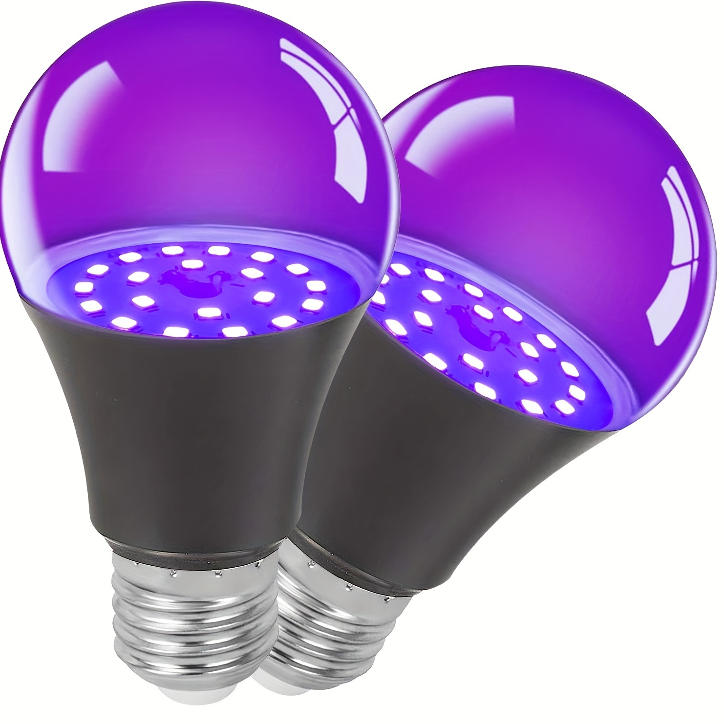 bombilla E27 12W luz negra para pinturas fluor, LED luz ultravioleta
