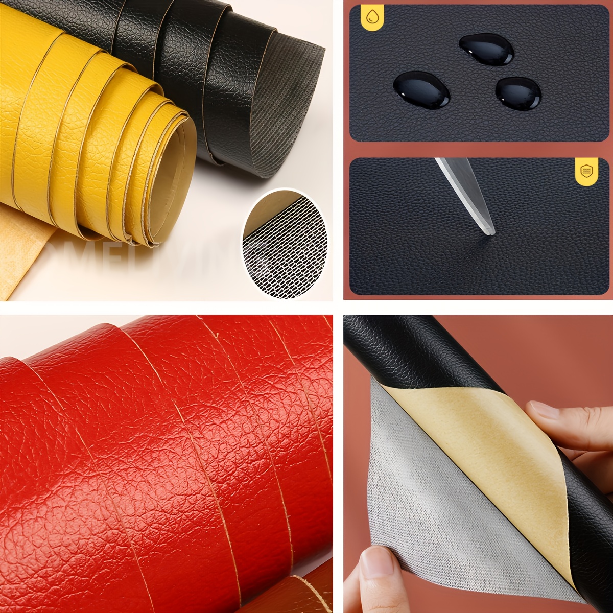 1 Roll PU Leather Repair Tape Self-Adhesive Leather Repair Patch Couches  Repair Stickers for Sofas Bags Furniture Driver Seats - AliExpress