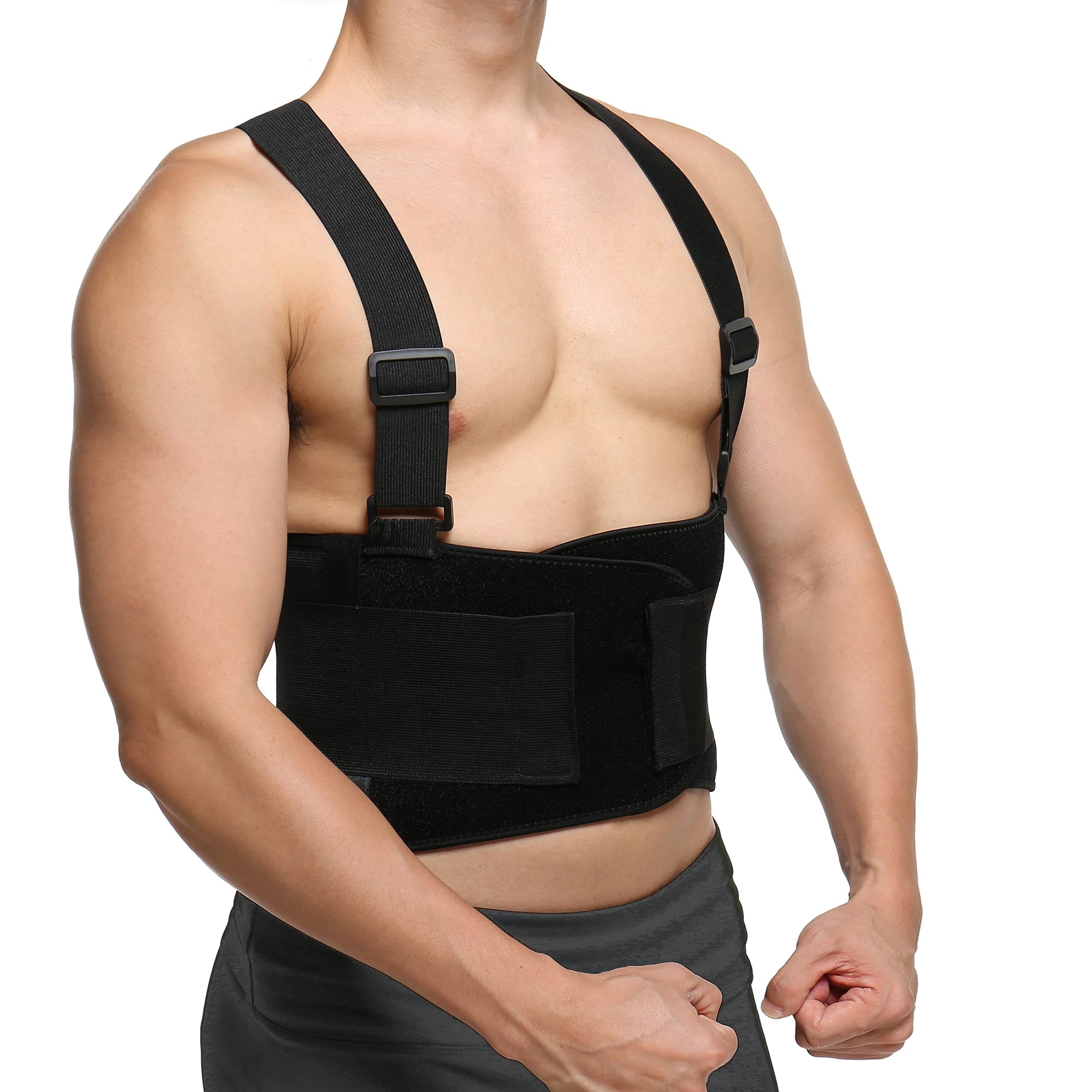 Cinturón lumbar de musculación - Cinturón de soporte lumbar