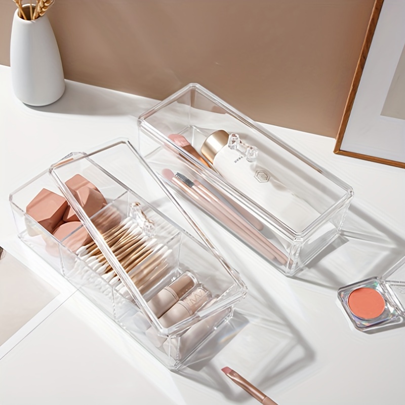 Cosmetic Storage Box Multifunctional Dustproof Makeup - Temu