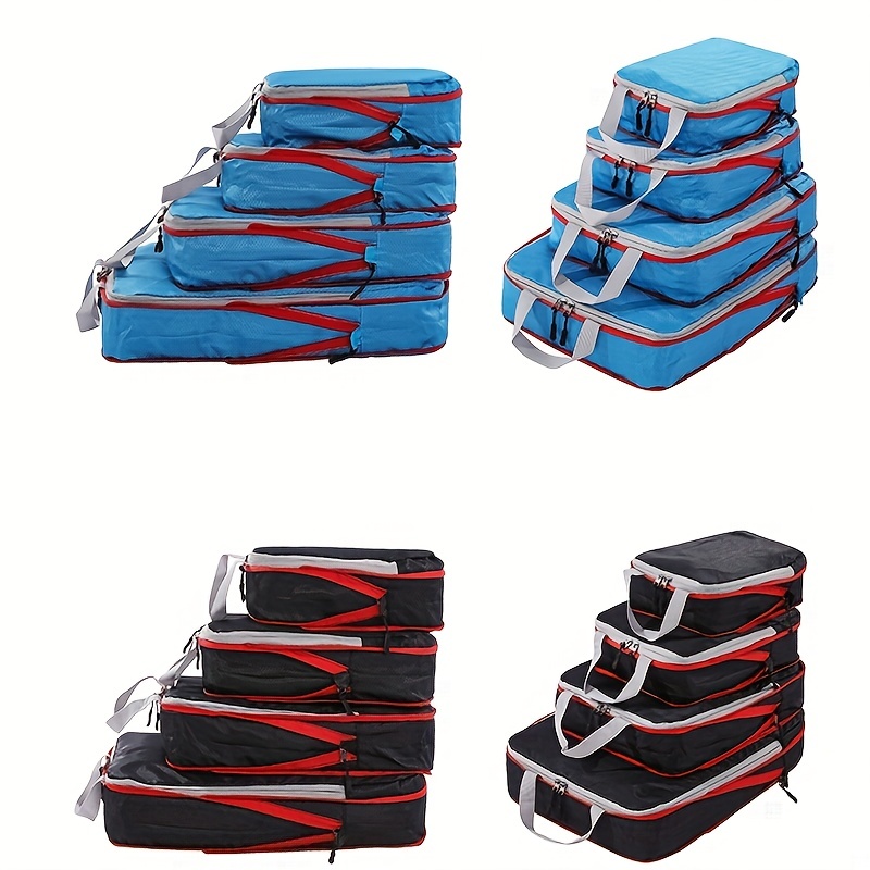Travel Compressible Packing Cubes Foldable Waterproof Storage Bag