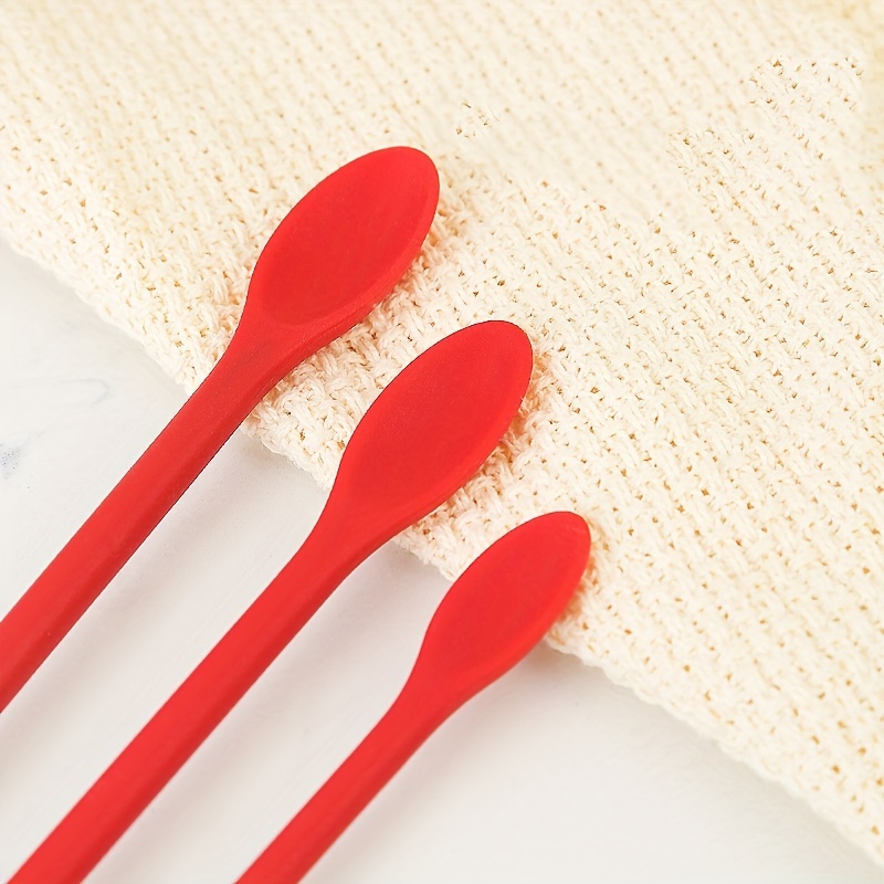 Silicone Mini Spatulas Small Jar Scraper Set Makeup Bottle Scraper Jam  Double End Scraper Spoon Last Drop Scraper - Temu