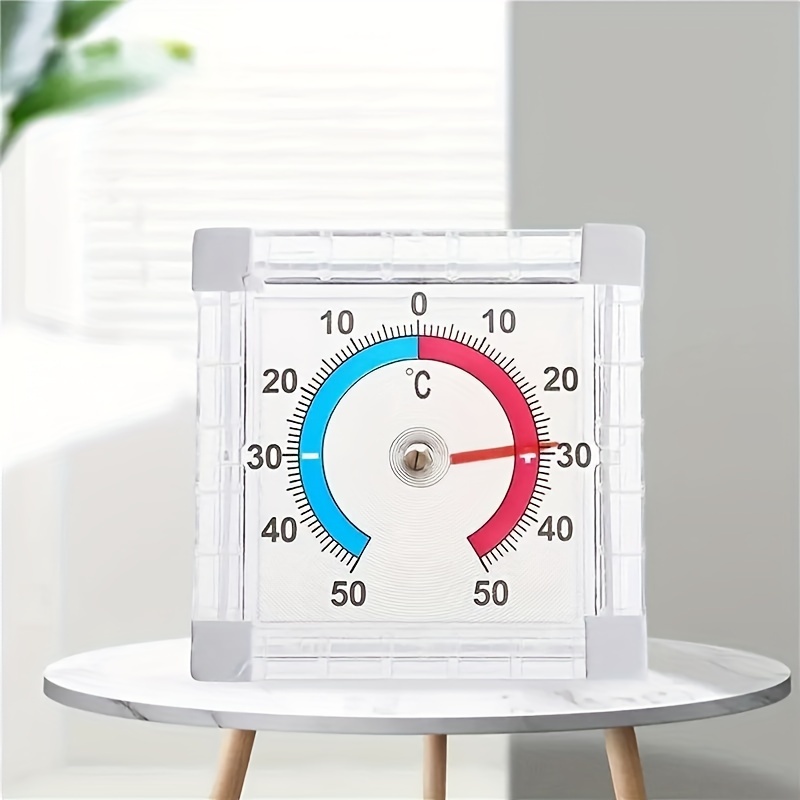 Mini Indoor Thermometer Analog Temperature Room Glass Sticking Temperature  Gauge Paste Meter Indoor Temperature Thermometer - AliExpress