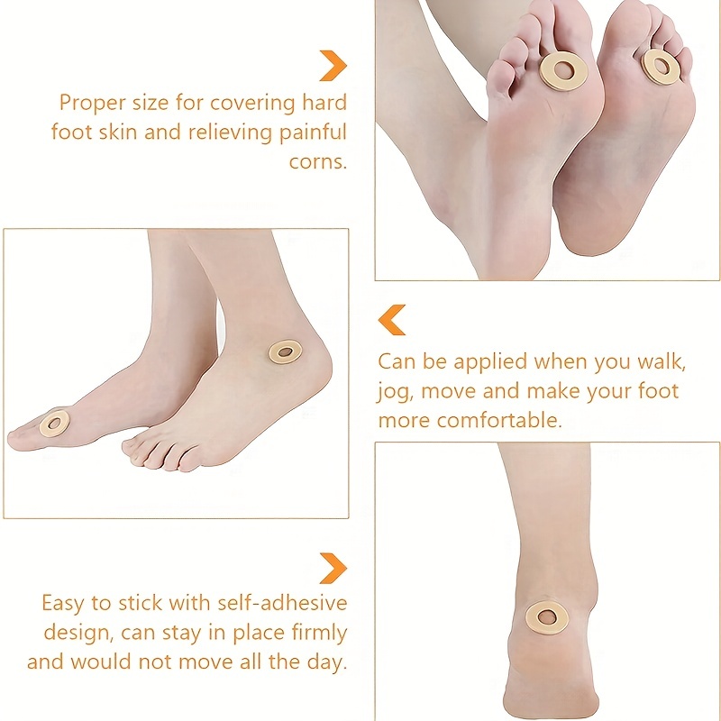 105pcs Reppkyh Callus Pads Corn & Toe Protectors Foot Care