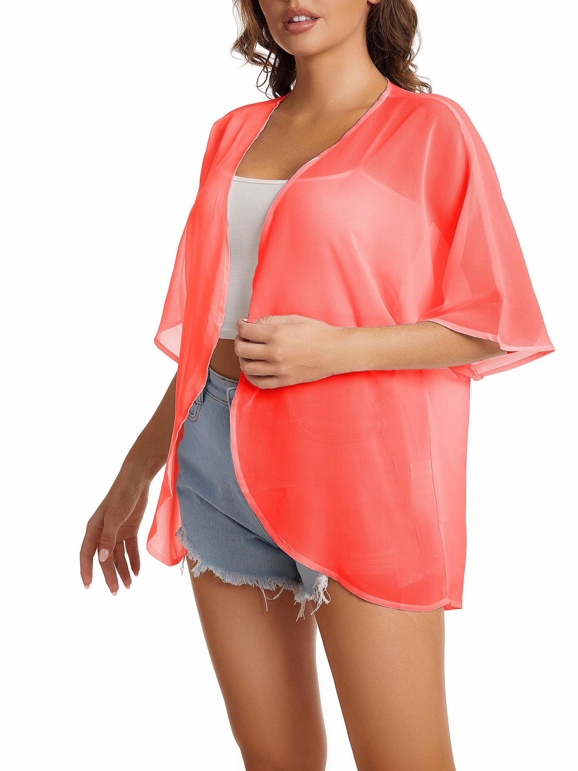 Plus size hot sale red cover up