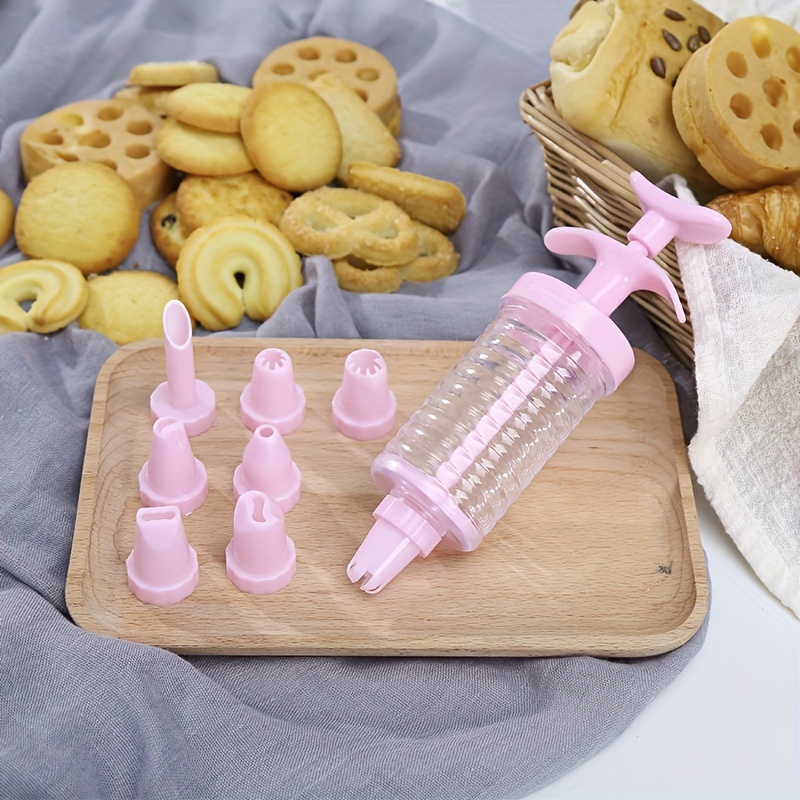 Biscuit Press Set Cookie Maker Machine Kit Spritz Dough Biscuits Making  Tools