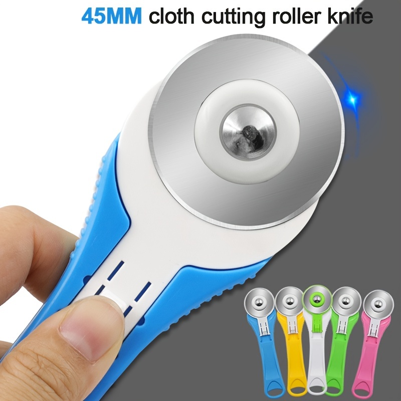 Jmtresw Sewing Patchwork Roller Wheel Round Knife Fabric Cutter Cloth  Cutting Tool