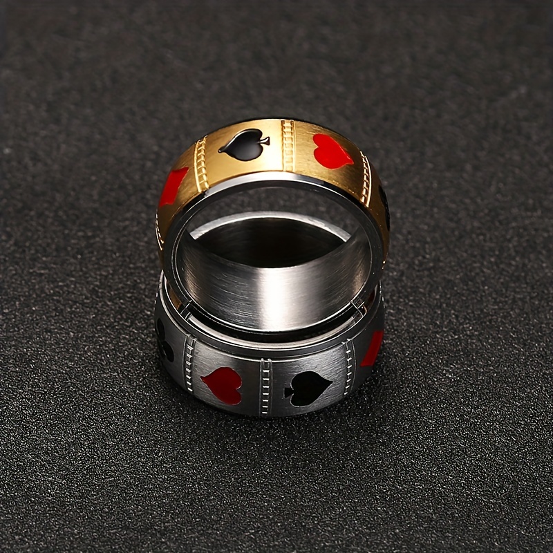 Men's Casual Geometric Patterns Finger Ring, 316 Stainless Steel