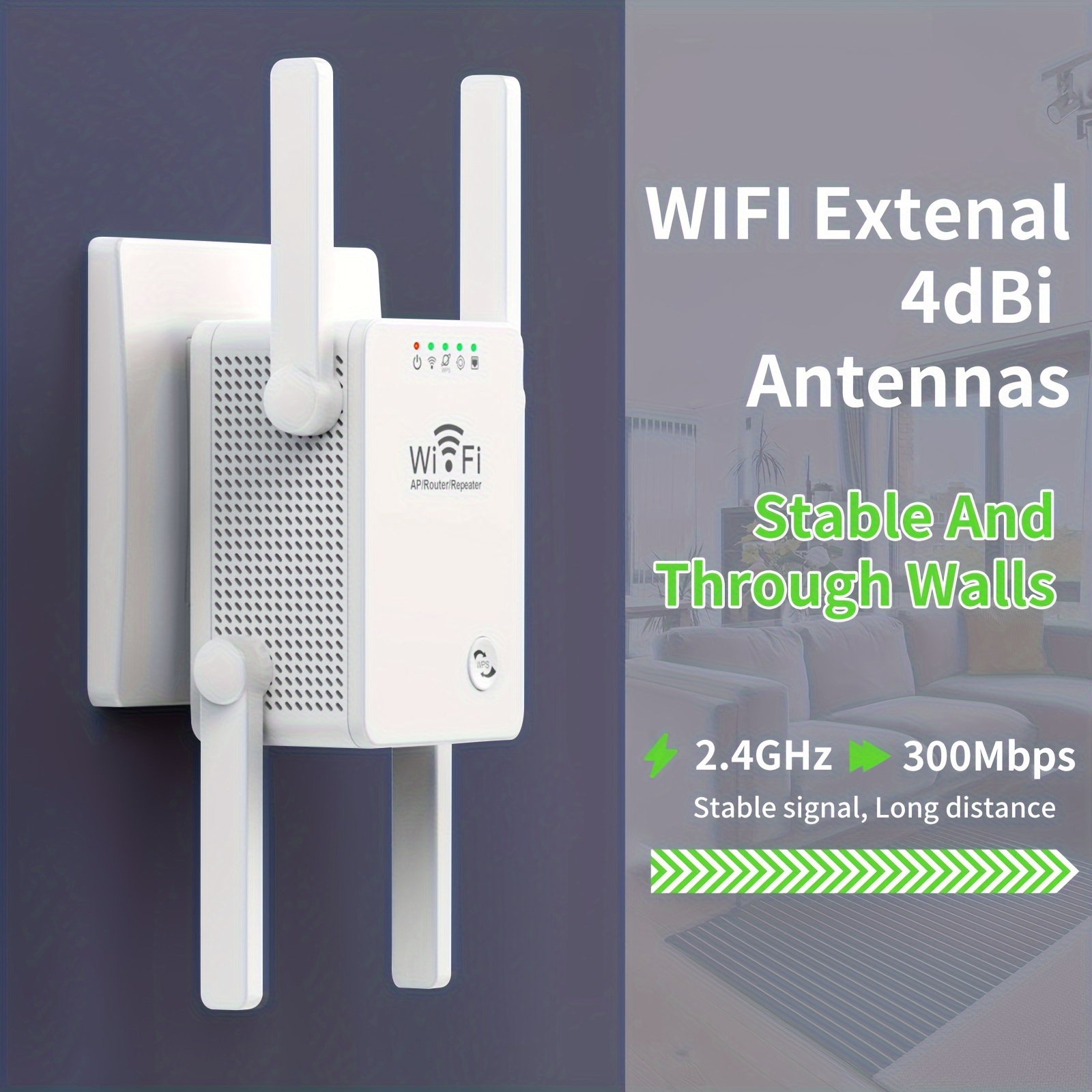 Ripetitore WiFi Router Range Extender Wi-Fi Amplificatore Di Segnale WiFi 3  In 1, Ripetitore WiFi 300Mbps Punto Di Accesso WiFi Wireless 2.4G Spina UE  - Temu Italy