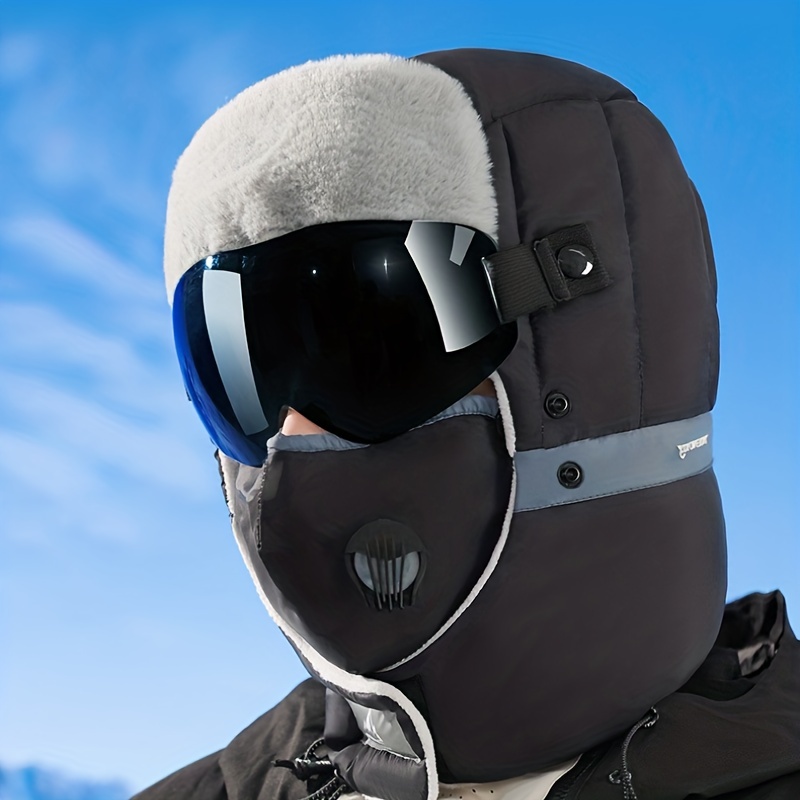Arctic Corduroy Windproof Trapper Hat Face Mask Skiing Riding, Free  Shipping New Users