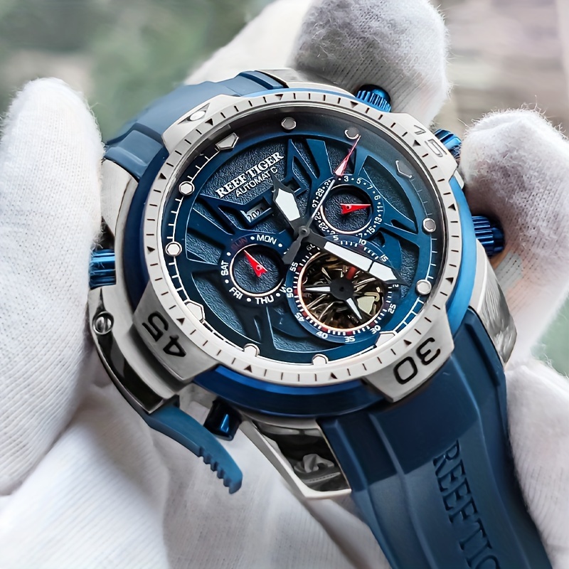 Blue on sale waterproof watch