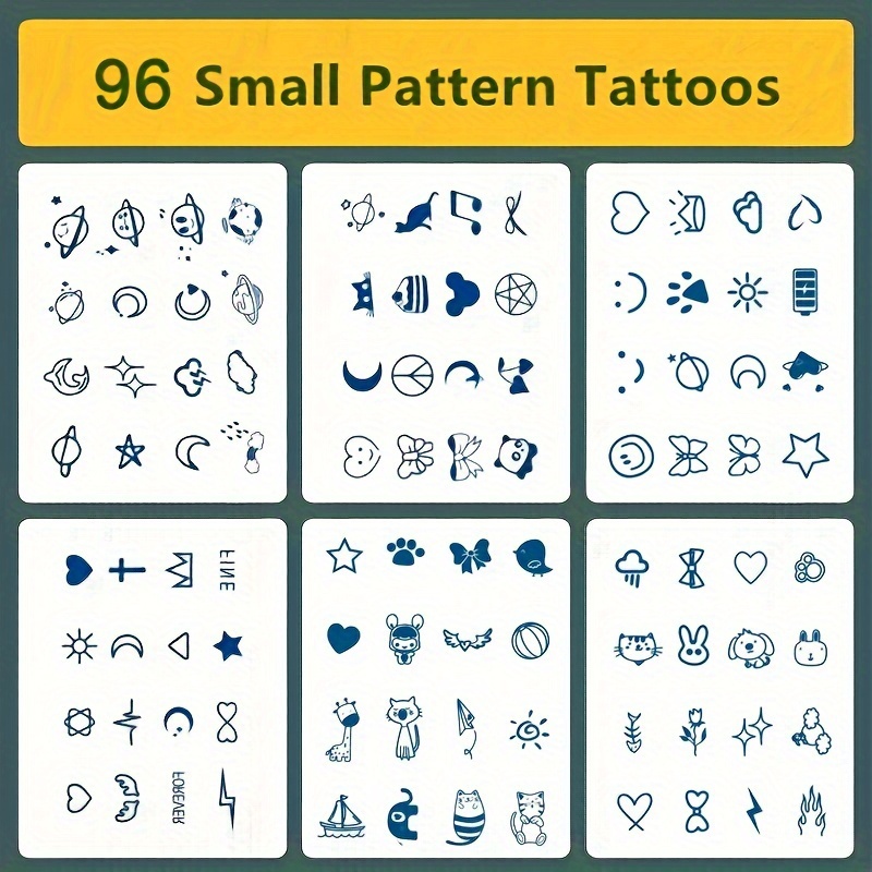 138 Patterns 15 Days Temporary Tattoo Stickers Waterproof 15 - Temu