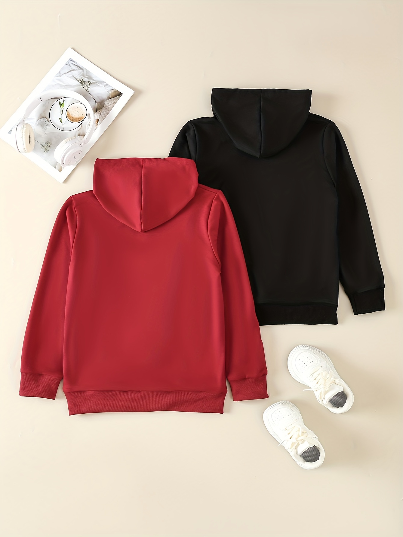 Girls best sale red hoody