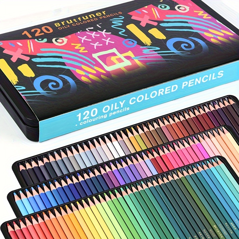Colored Pencils With Gift Box 120 Adult Artist Colored Pencils Set, Unique  Oil-Based Art Pencils, Christmas Birthday Gifts
