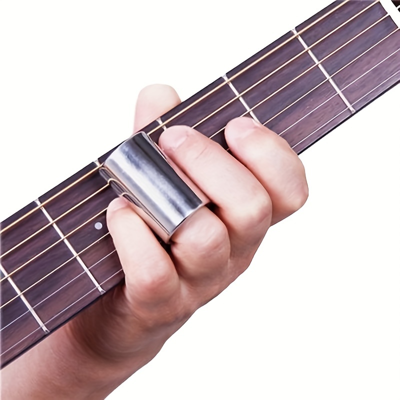 Portable Stainless Steel Guitar Slide For Acoustic And - Temu