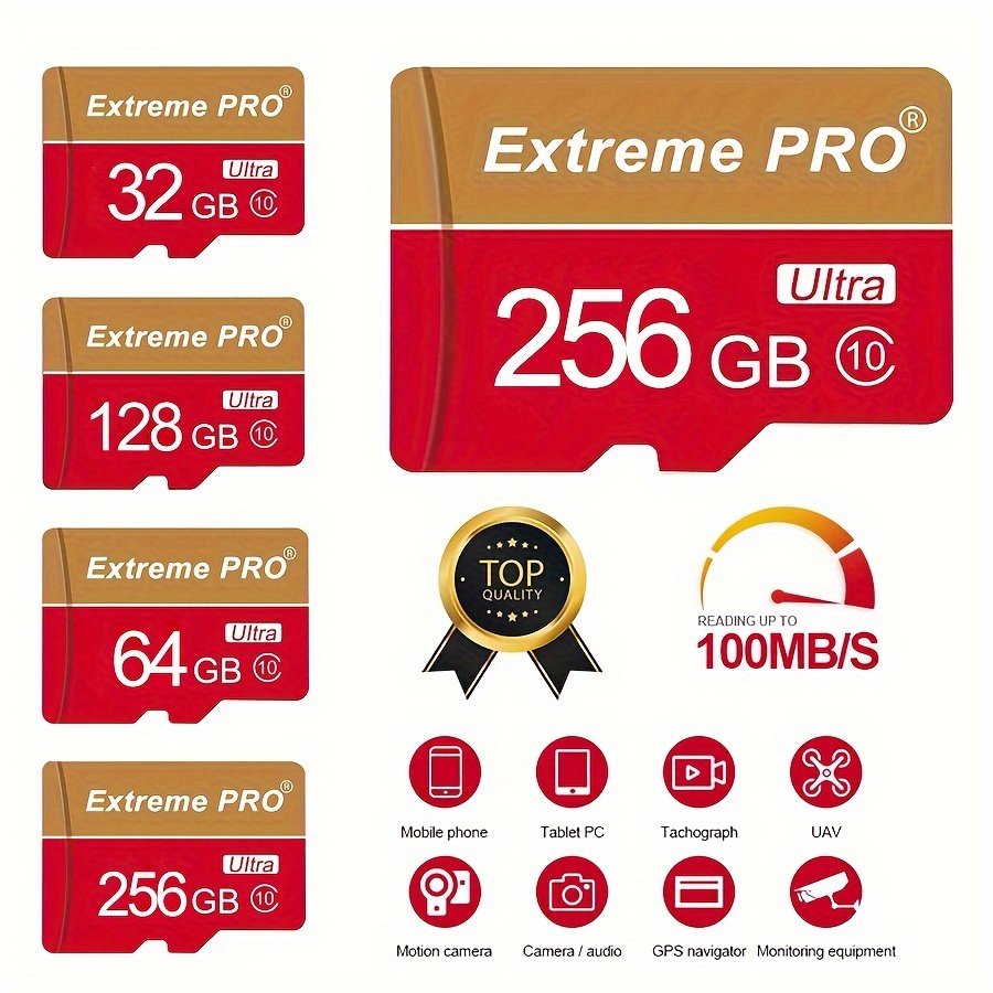 SanDisk Extreme PRO Micro SD Card 128GB 64GB 32GB 512GB 256G Micro SD 1TB  Flash Memory Card SD U3 4K V30 Microsd TF Cards