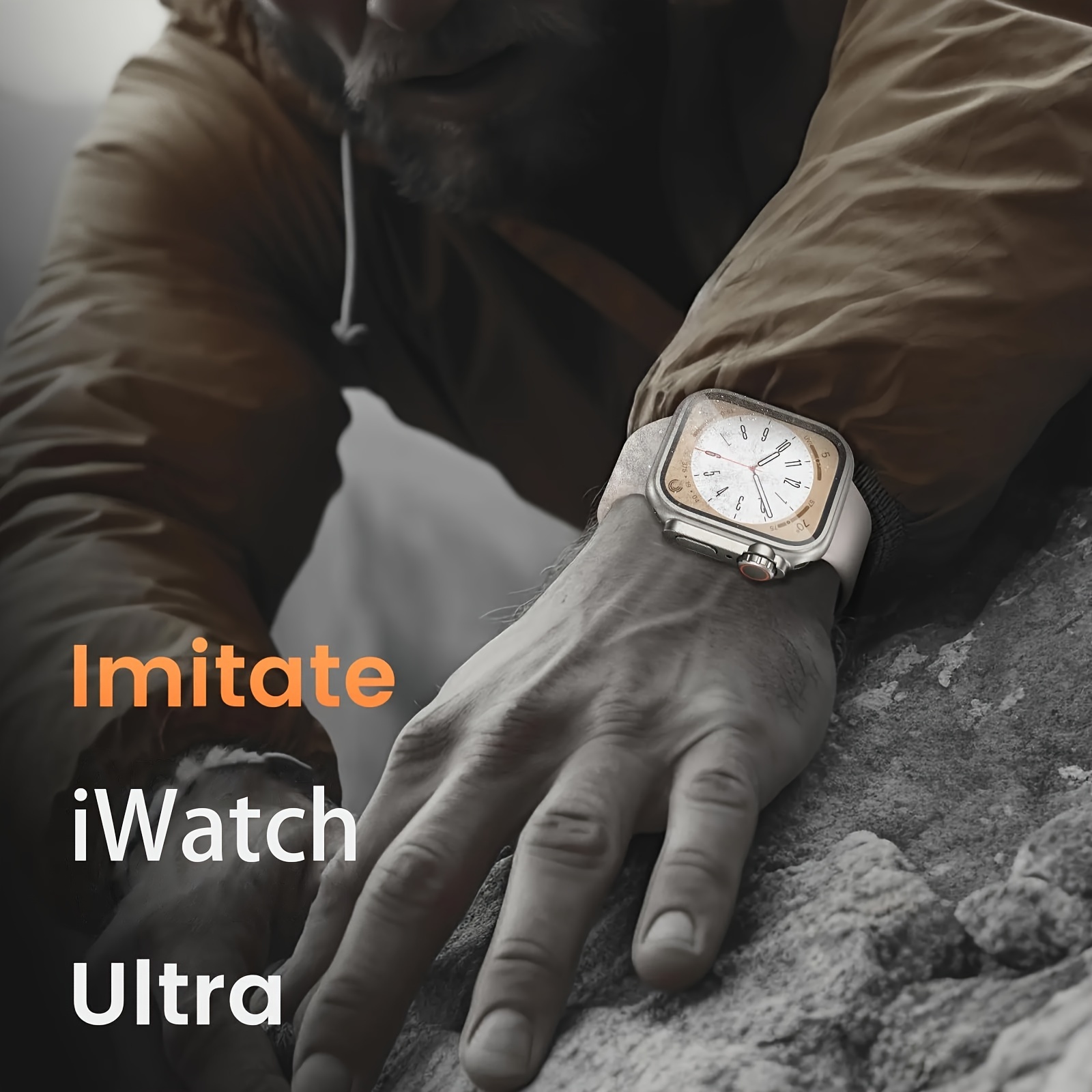 for Apple Watch Series 9/8/7/6/5/4/Series SE 2 45mm 41mm 44mm Screen Protector Case, [ Looks Like Ultra Protector Case ] Front and Rear Cover Protector Case for iWatch 45mm (Titanium for iWatch 45mm), Smartwatch Protection, Screen Guard, Minimalist Case, Sleek Design, Durable Case, Premium Material, Protective Cover, Smartwatch Accessory, Active Lifestyle, Tech Enthusiasts, Outdoor Activities, Highquality Protection, Titanium Feature, Protector to Protect The Key Source Both The Frame