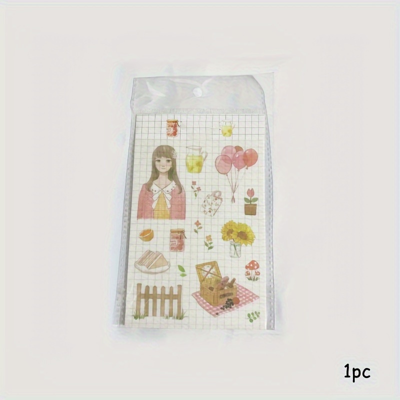 Washi Sticker Diy Hand Account Photo Album Sticker Scrapbook - Temu Canada