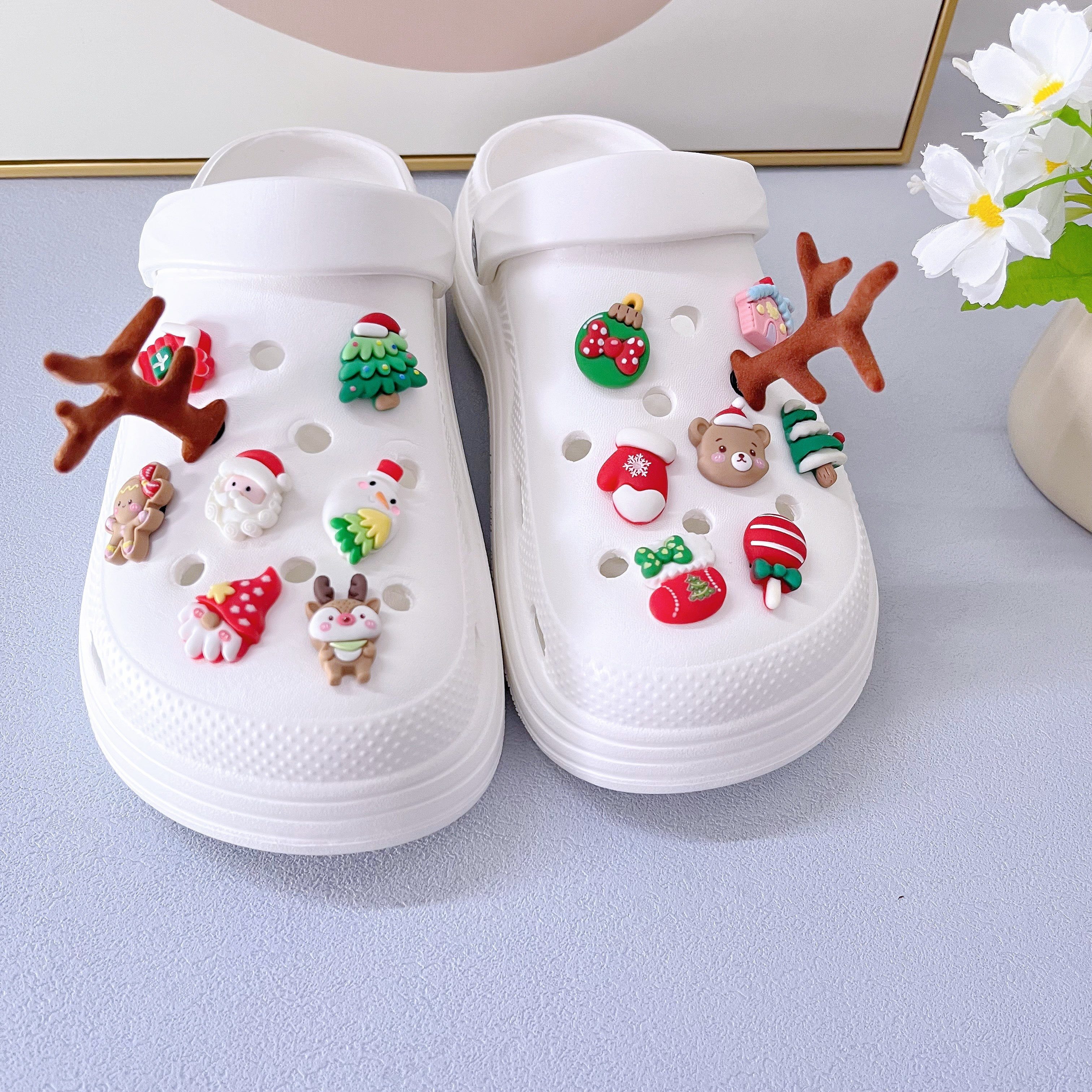 Christmas Croc Charms / Shoe Charms Jibbit Santa Xmas Jumper Gingerbread  Man
