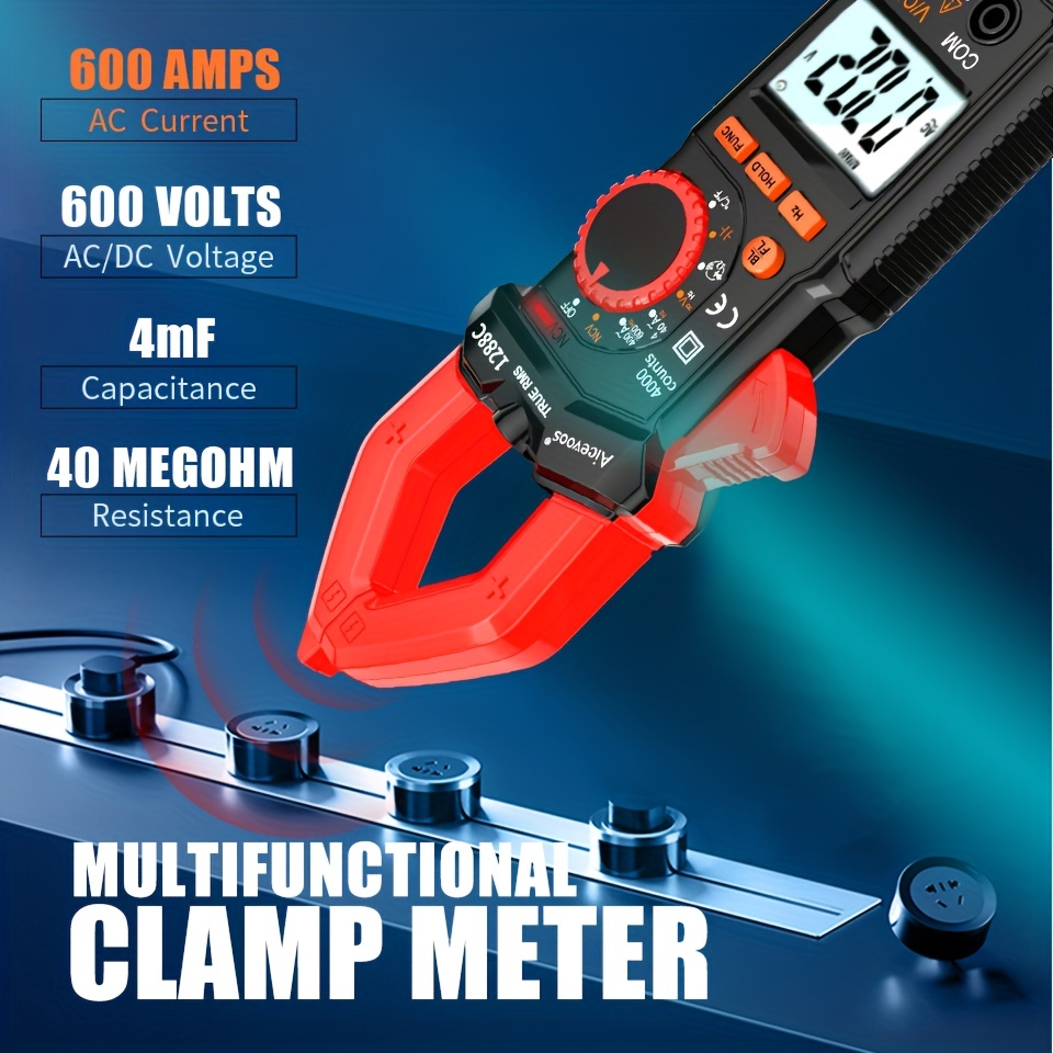 Digital Clamp Meter up to 1000 DC Amps /AC Volt Amp Ohm Diode NCV