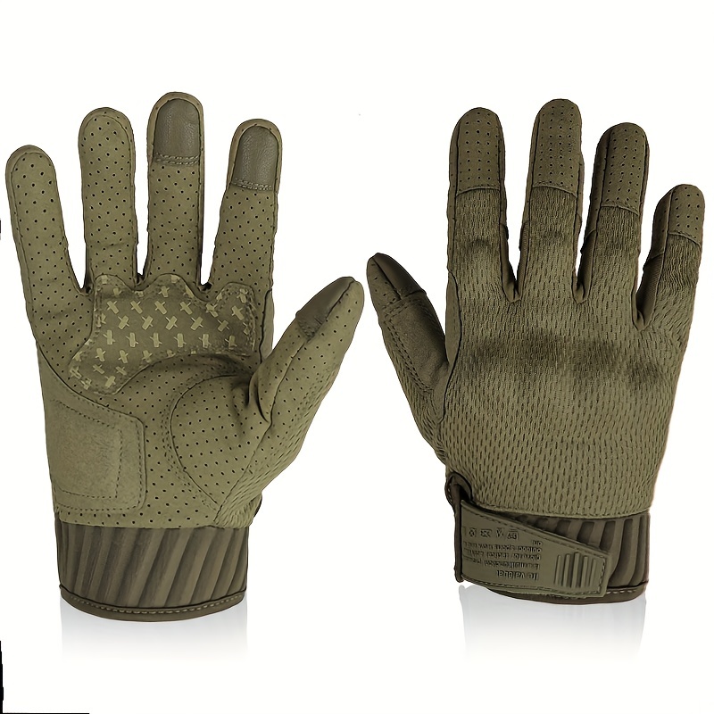 Protective Shock Resistant Winter Full Finger Combat Tactical Gloves