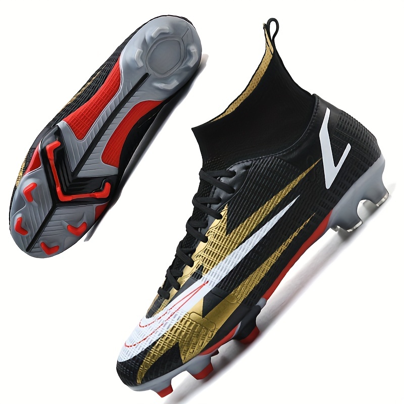 Men's Soccer Shoes Outdoor Athletics Training Football Boots Teenagers  Cleats Spikes Shoes AG/FG