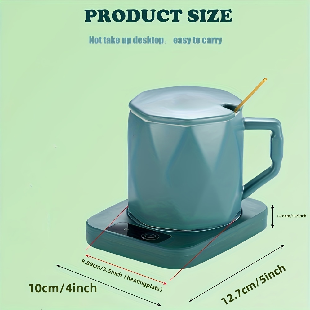 Smart Mug Warmer, Electric Mug & Coffee Warmer Candle Warmer Plate Desk Tea Milk  Warmer For Home And Office(green) - Temu