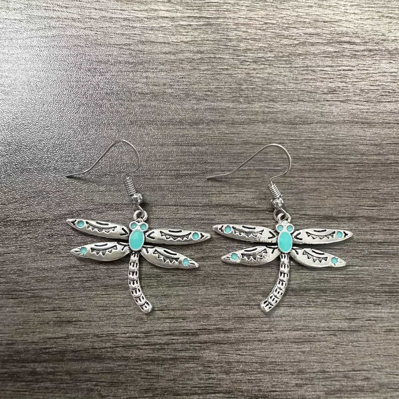 Turquoise deals dragonfly earrings