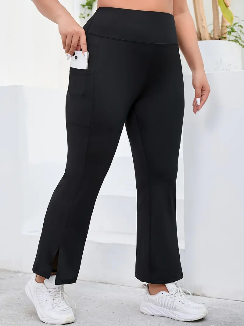Yoga Pants For Women With Pockets High Waisted Workout Pants Tummy Control  Bootleg Work Pants For Women