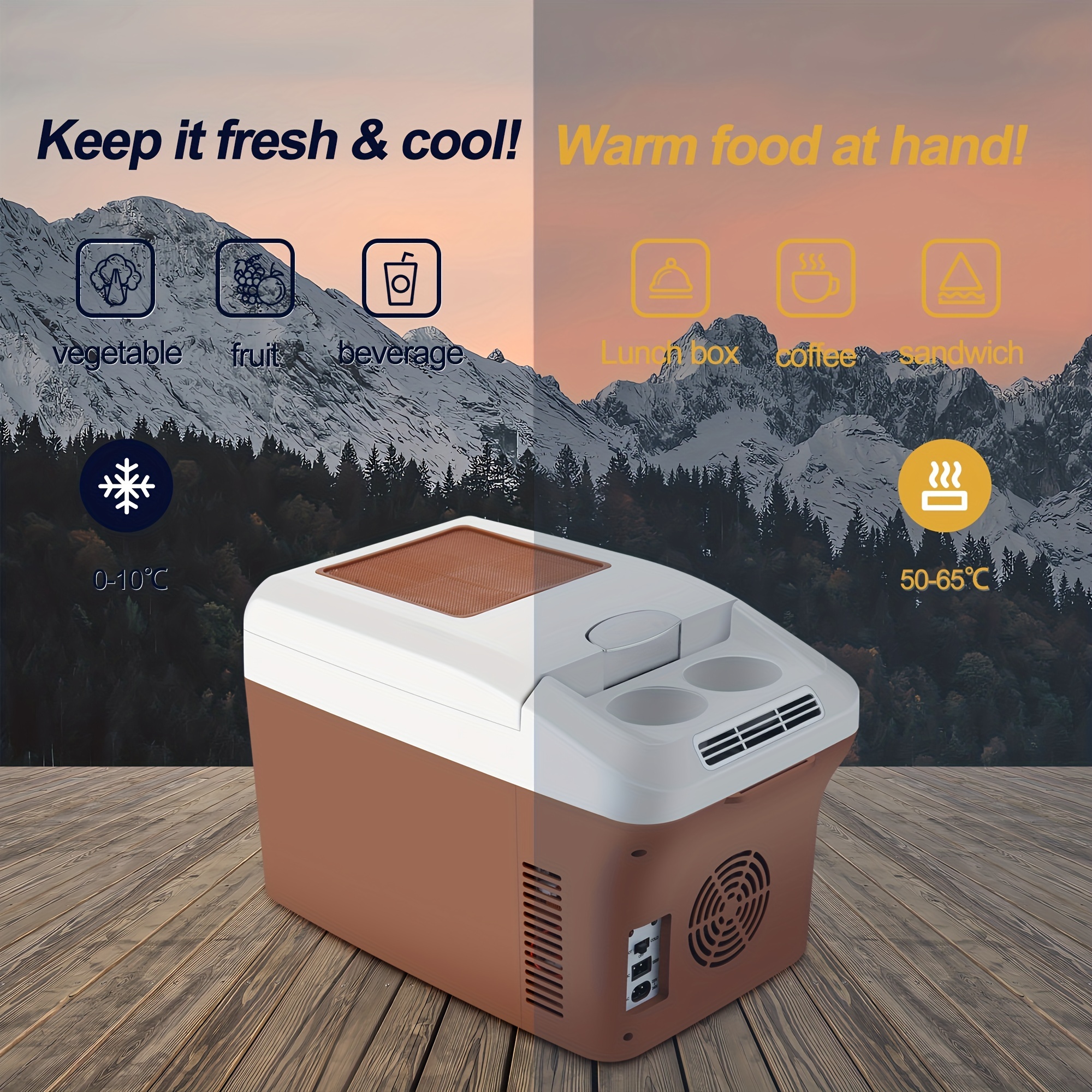 Car Refrigerator portable Mini Fridge 6 Liter Electric - Temu