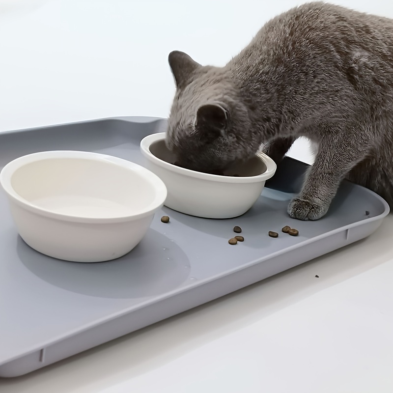 Cat bowl clearance tray