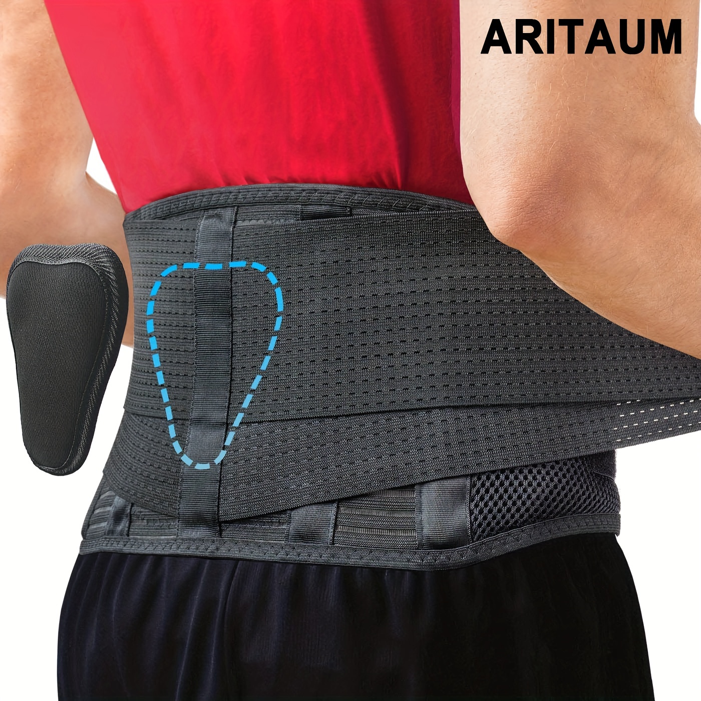 Back Support Belt Back Pain Relief 8 Stays Adjustable Back - Temu