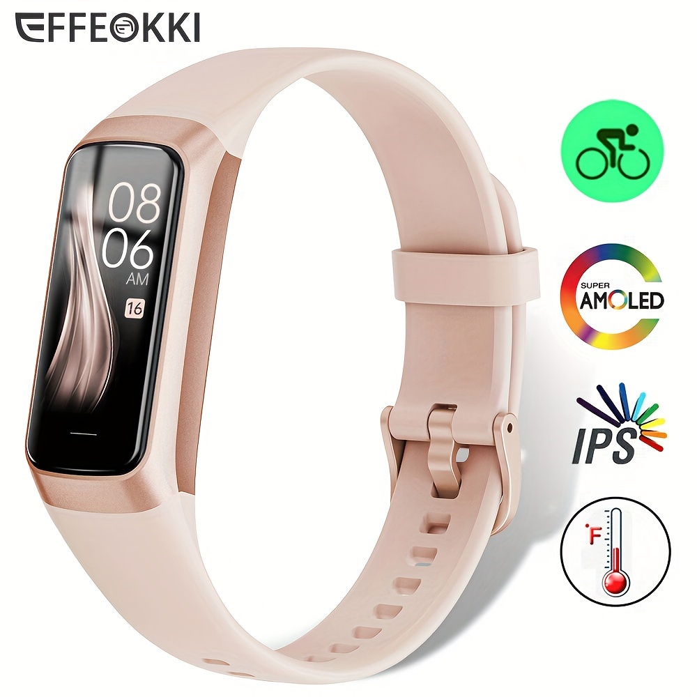 Tracker Activity Women Men 1 1 Amoled Color Display Smart Watch 5 Atm  Waterproof Swimming Sport Watch Indoor Outdoor Tracking Sleep Monitor Smart  Band Ios Android - Smart Home - Temu
