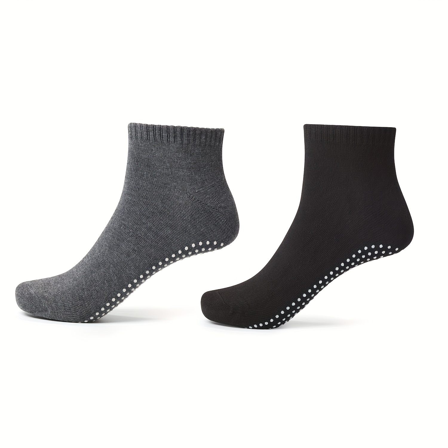 Buy Yoga Socks - Non Slip, Non Skid, Slip Resistant Toeless Grip Sock for  Women & Men doing Yoga and Pilates - Grey Medium Online at  desertcartSeychelles