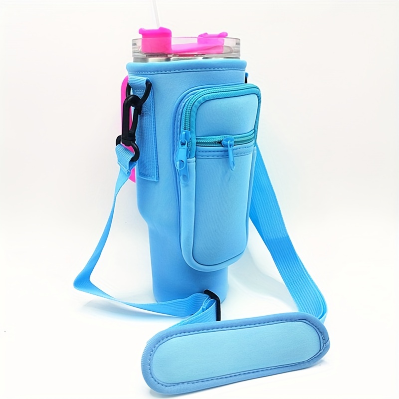 Adjustable Water Bottle Holder With Strap For Stanley - Temu