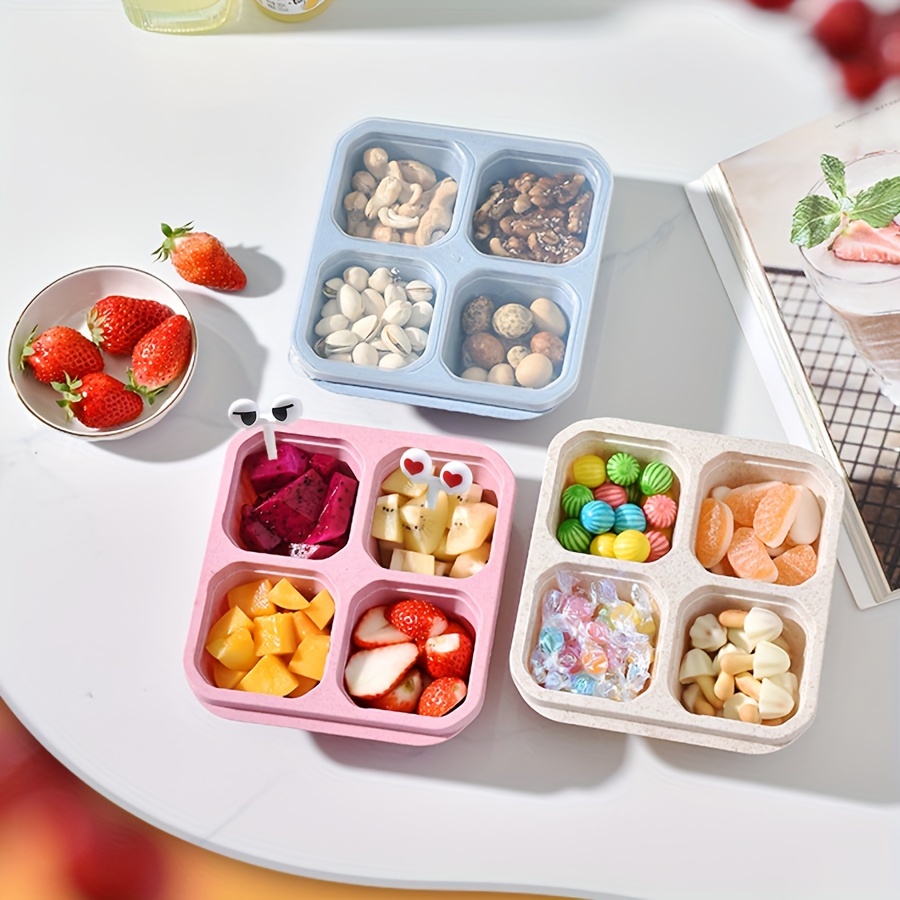 Wheat Straw Bento Box with Utensils, Reusable