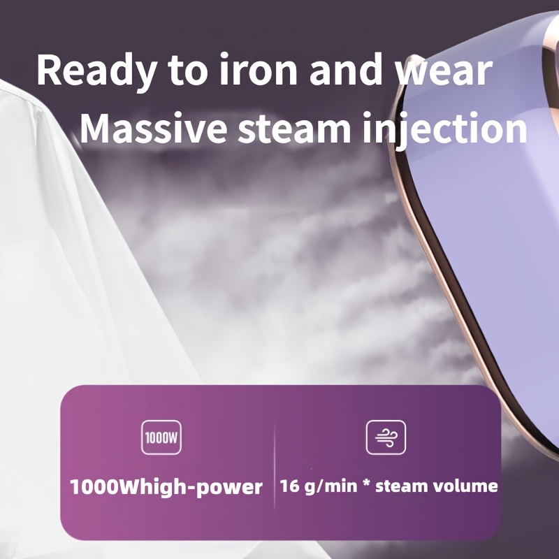 Portable Handheld Steam Iron For Garments Dual Hot Steam - Temu