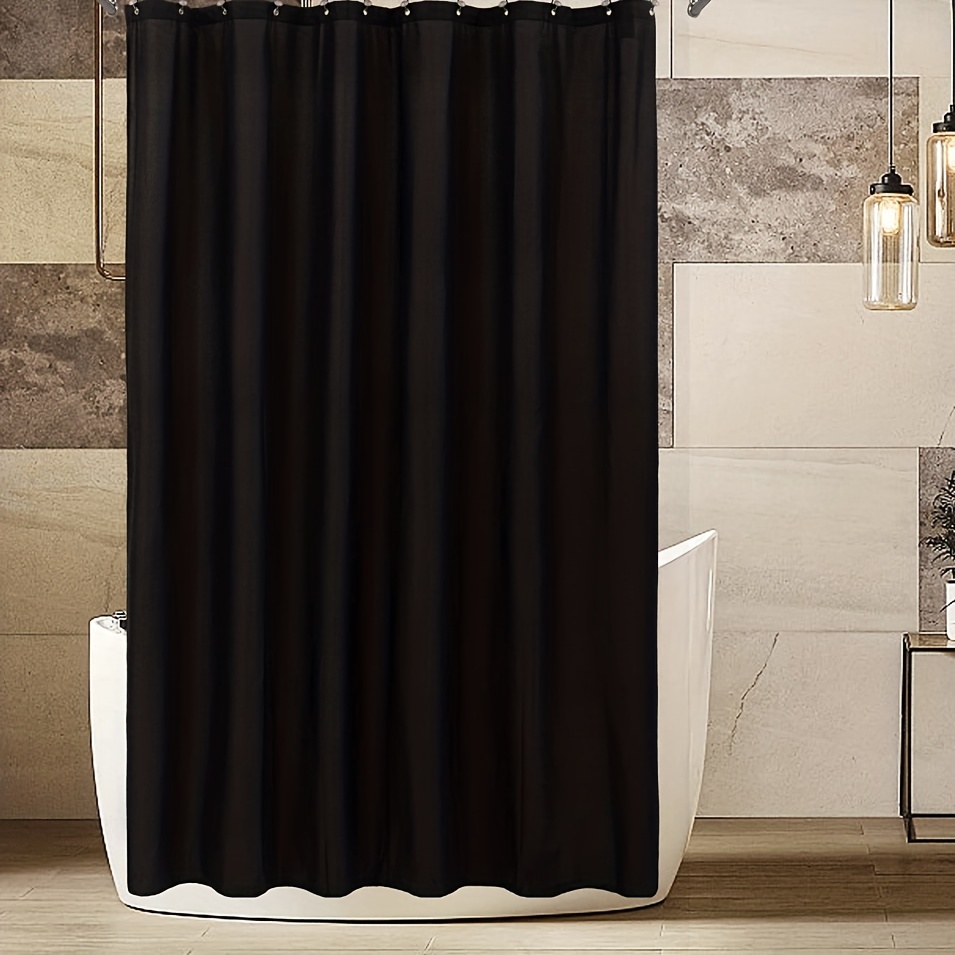 Bathroom Decor Upgrade Durable Waterproof Mildew proof Black - Temu