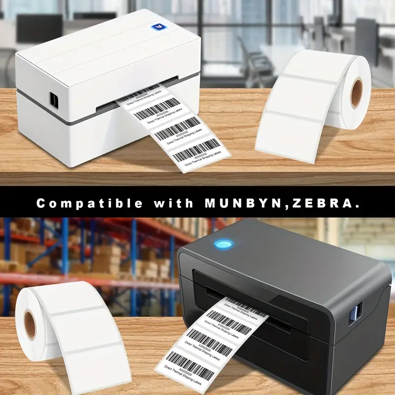 50 x 40 mm direkte Thermo-Etiketten, selbstklebendes Barcode