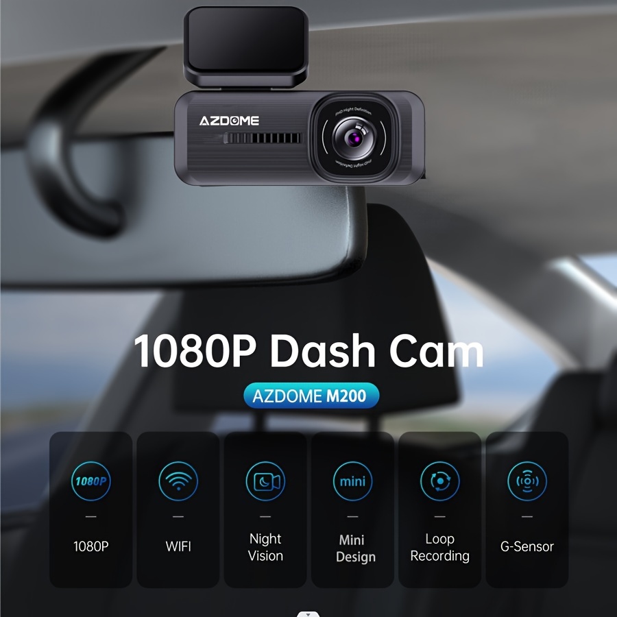 AZDOME PG16S-3CH 2K Mirror Dash Cam, 3 Channel, 12 Full Touch