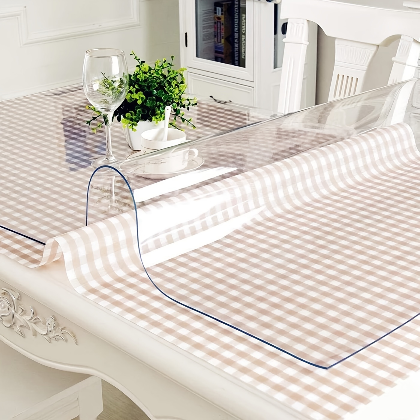 Clear Desk Mat For Desk Nonslip Desk Pad Waterproof PVC Cover Protective  Desk Tablecloth Pad For Kitchen Dining Room Restaurant - AliExpress